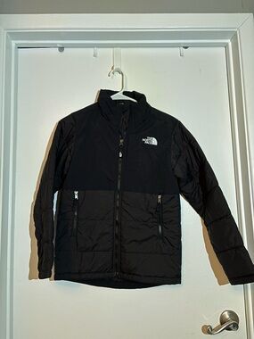 Youth/ Junior The North Face Black Quilted Insulated Jacket
